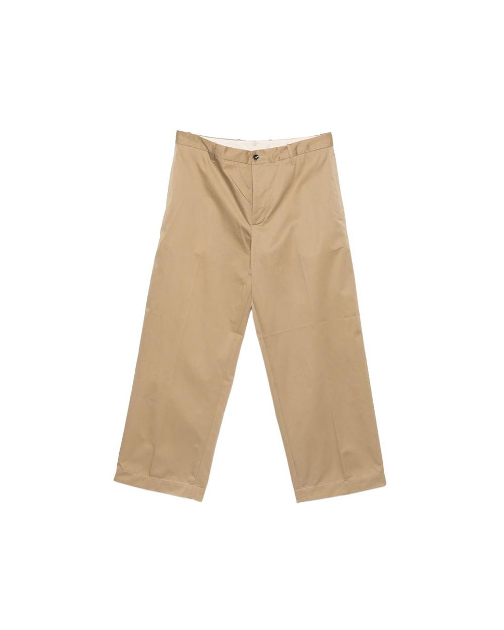 Nine:inthe:morning Natural Button-Fastening Trousers for men