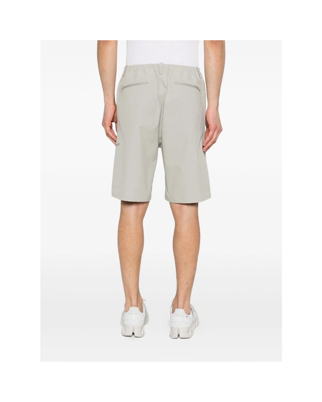 Hiking Patrol Gray Edge Lt Zip Pocket Shorts for men
