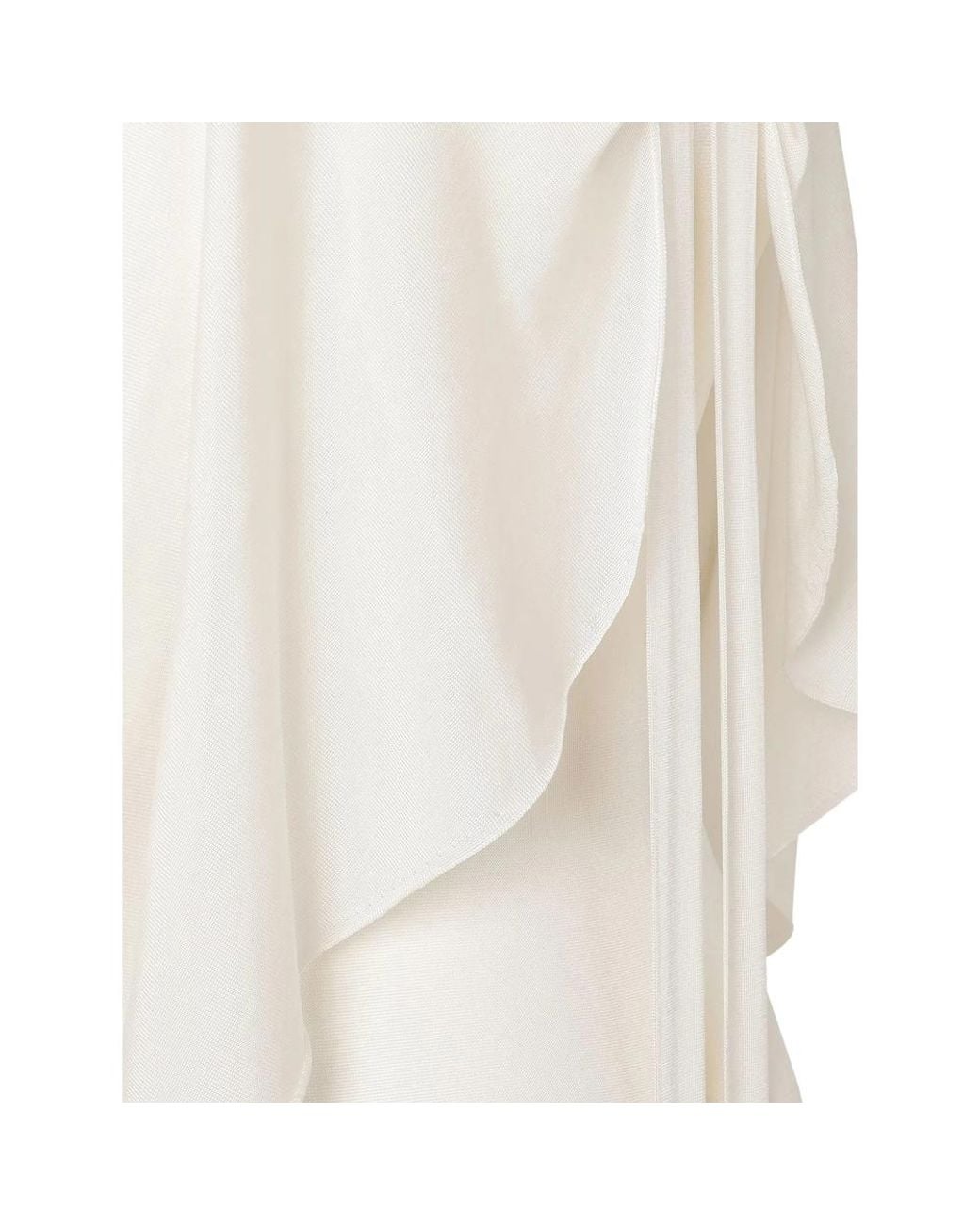 Fendi White Silk Maxi Dress