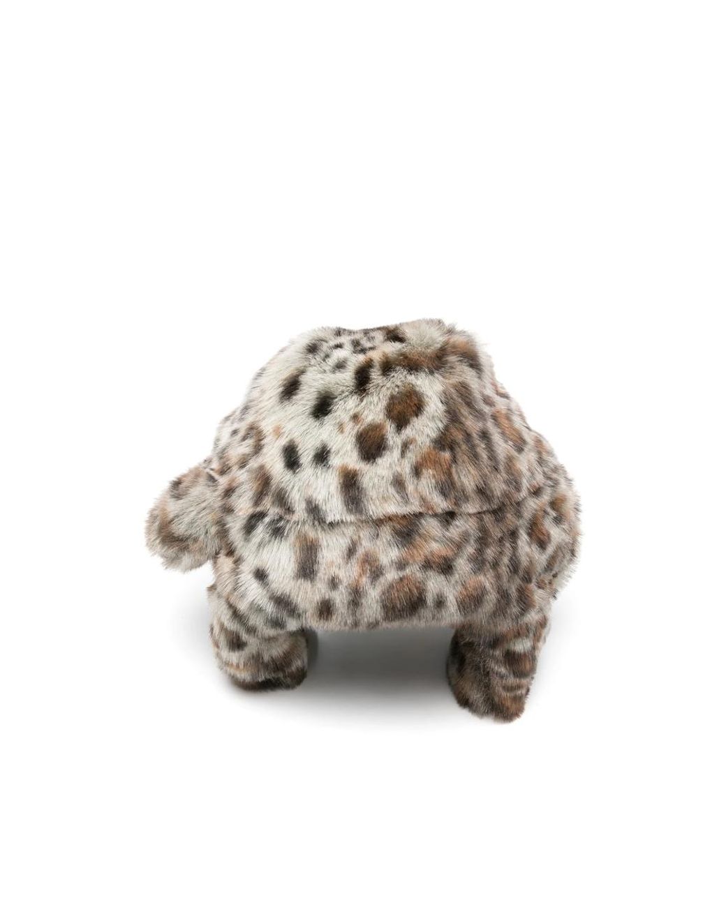 Ruslan Baginskiy Metallic Leopard-Print Trapper Hat