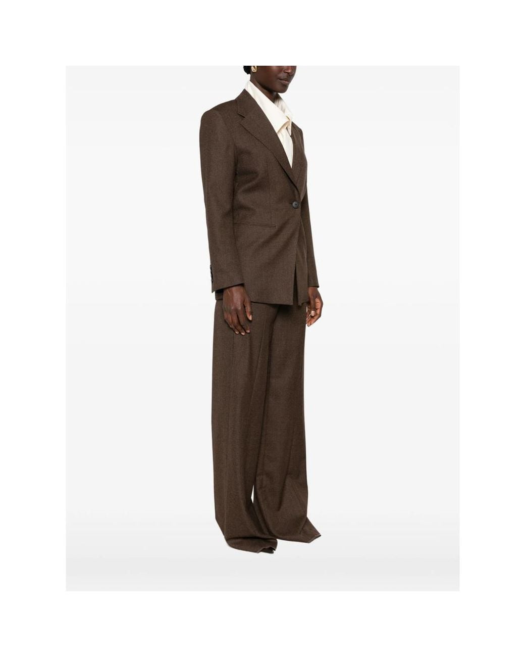 Seafarer Brown Astro Notched-Lapels Blazer