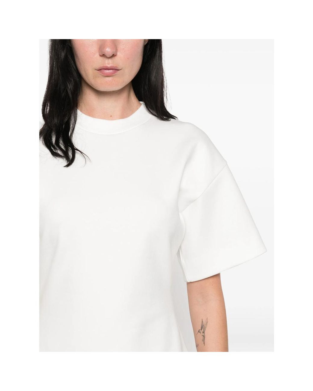 LA PISCINE White Short-Sleeve T-Shirt