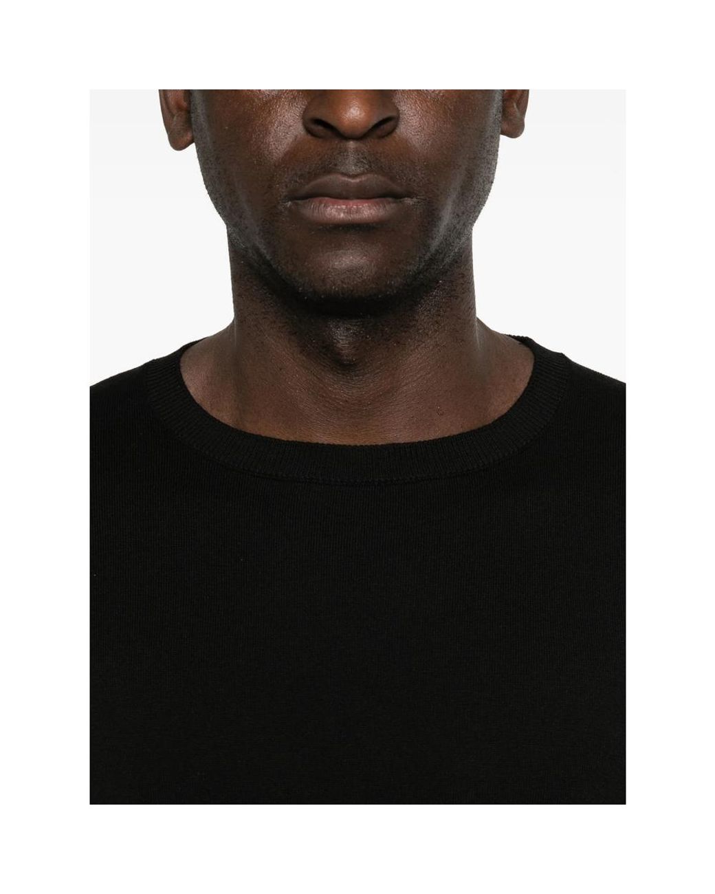 Eraldo Black Crew-Neck Sweater for men