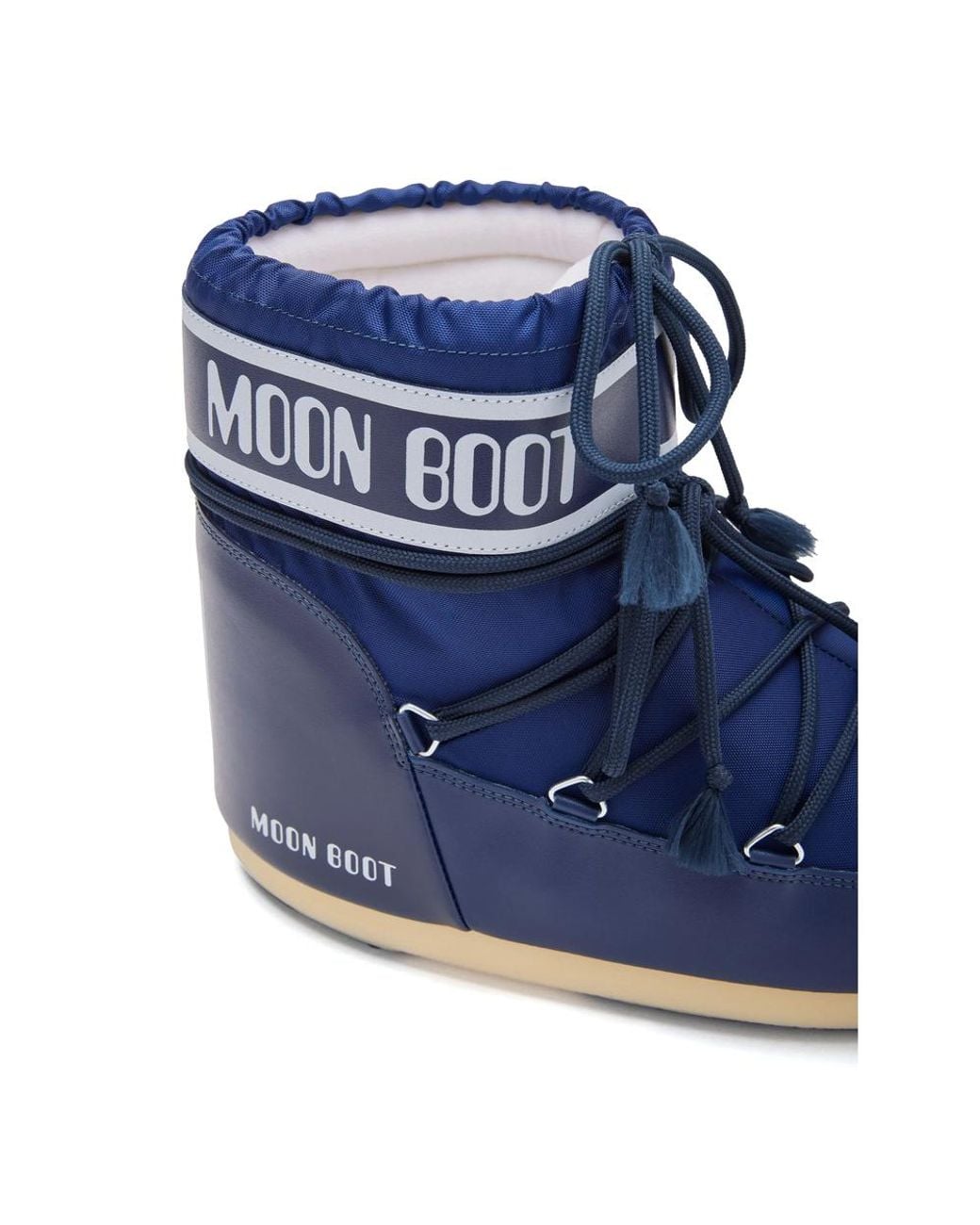 Moon Boot Blue Icon Low Nylon Boots for men