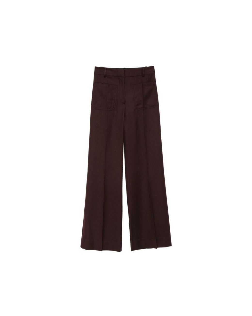 Victoria Beckham Brown Trousers