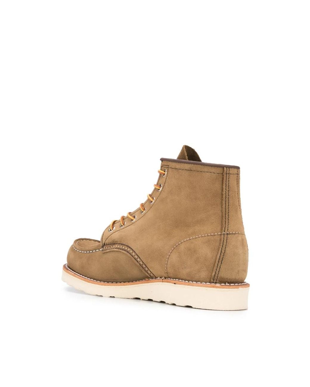 Red Wing Brown Classic Moc Lace-Up Boots for men