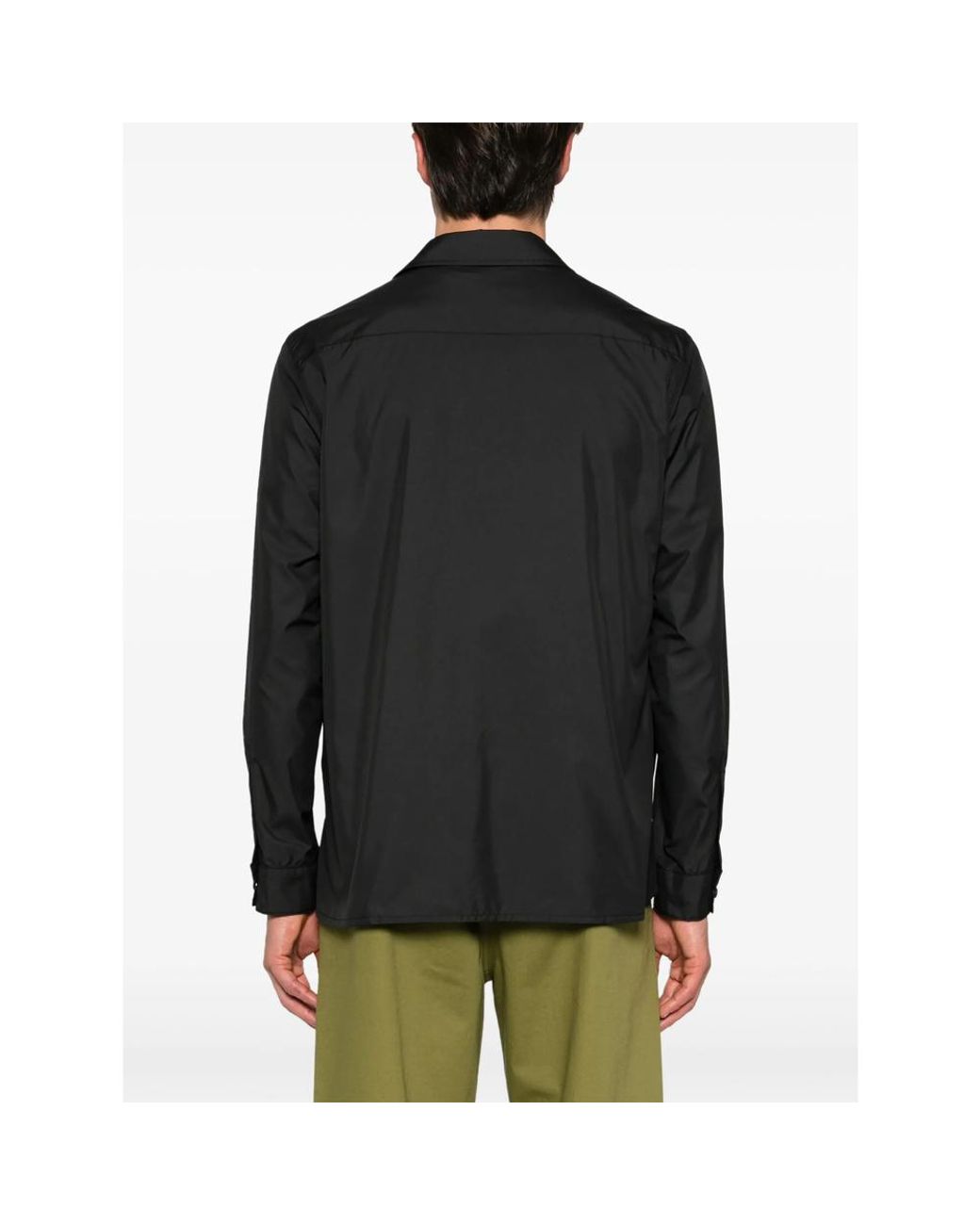 Eraldo Black Lightweight Shell Shirt for men
