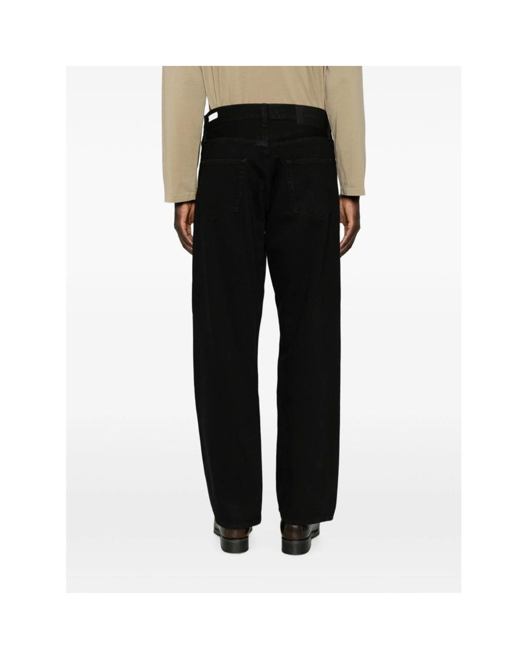 sunflower Black Loose Straight-Leg Jeans for men