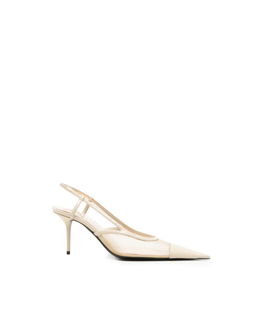 Saint Laurent White Neutrals Shoes