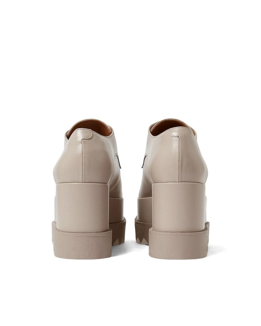 Stella McCartney Gray Elyse Platform Derby Shoes