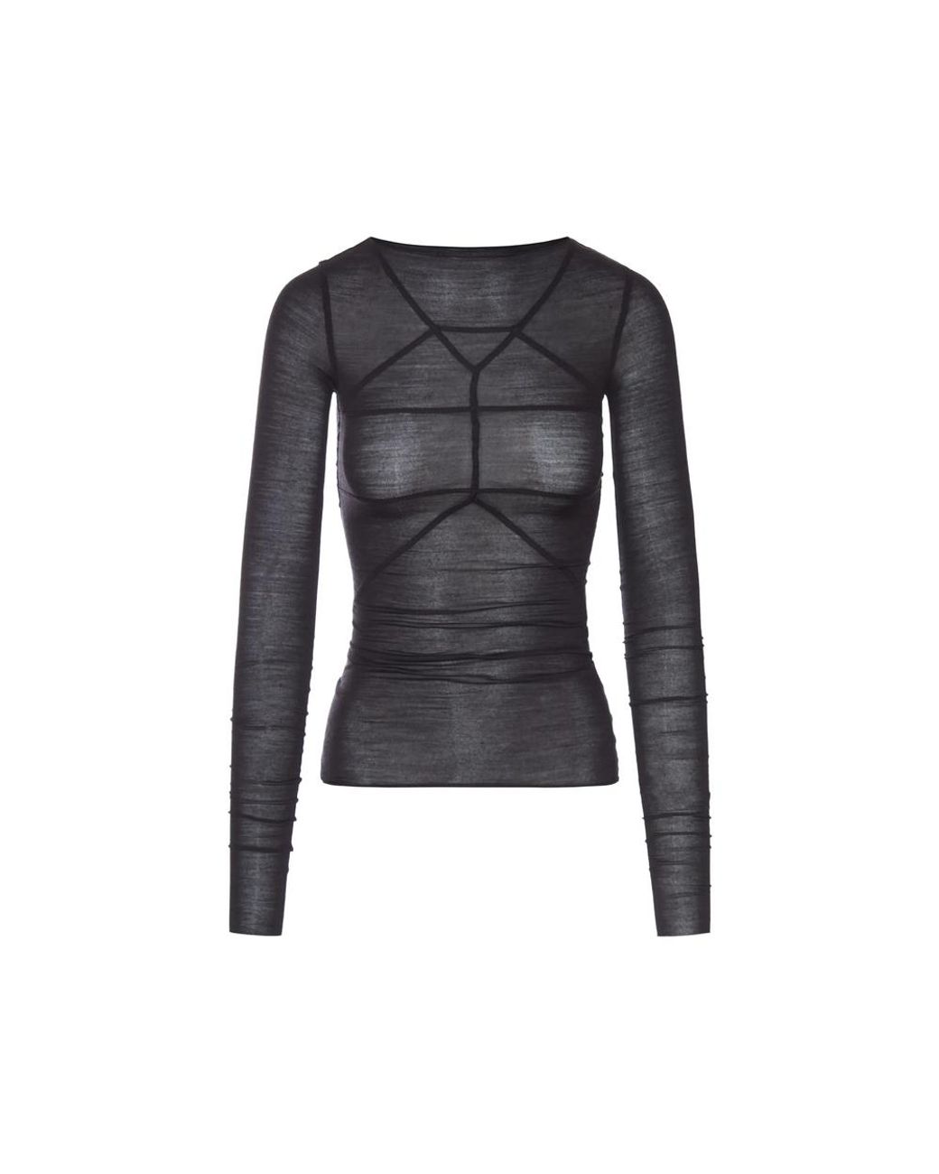 Rick Owens Black Ls Temple Top