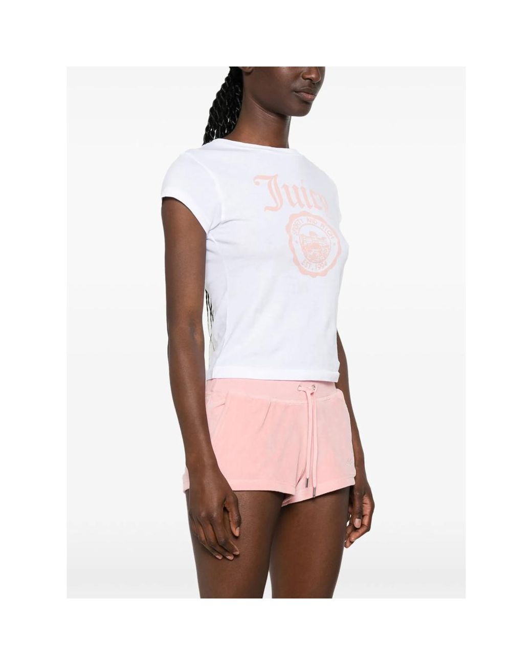 Sporty & Rich White Logo-Print T-Shirt