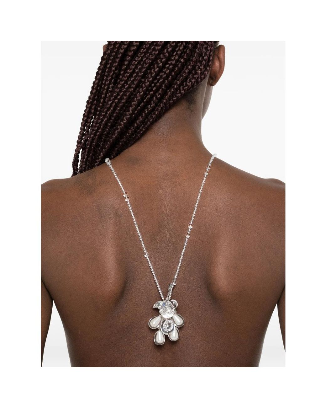 YVMIN White Bear-Embellishment Necklace