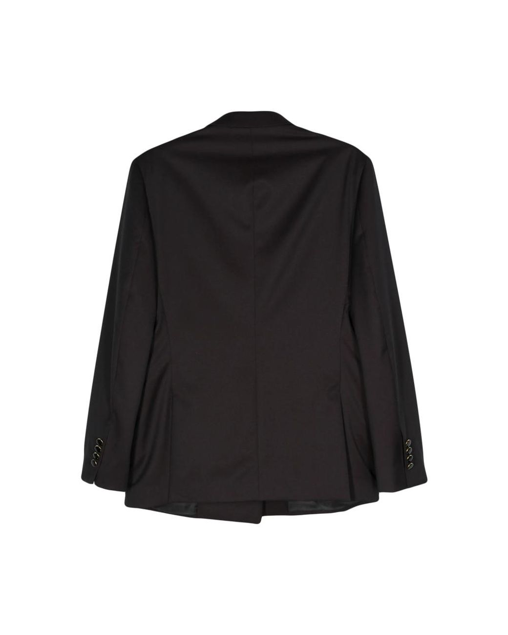 Reveres 1949 Black Double-Breasted Blazer for men