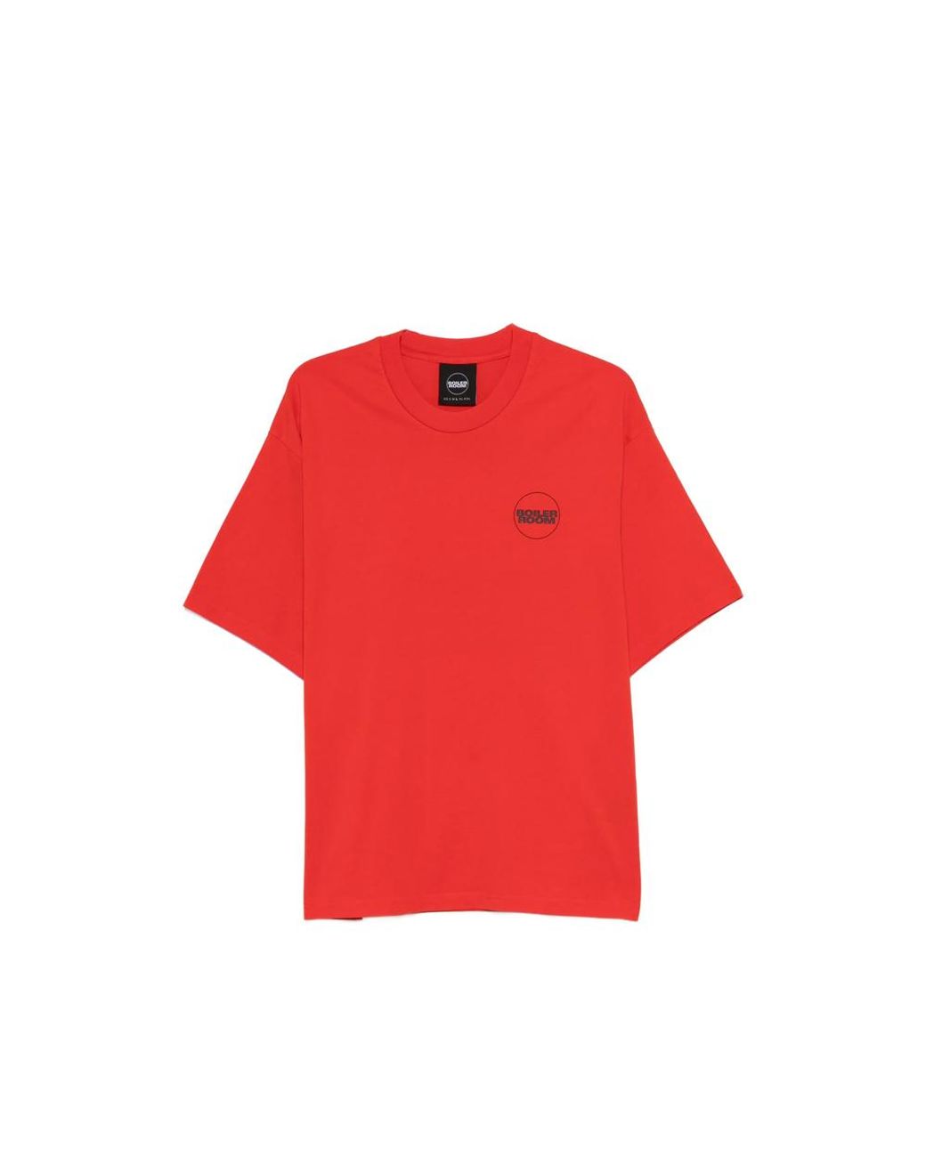 BOILER ROOM Red Logo-Print T-Shirt for men
