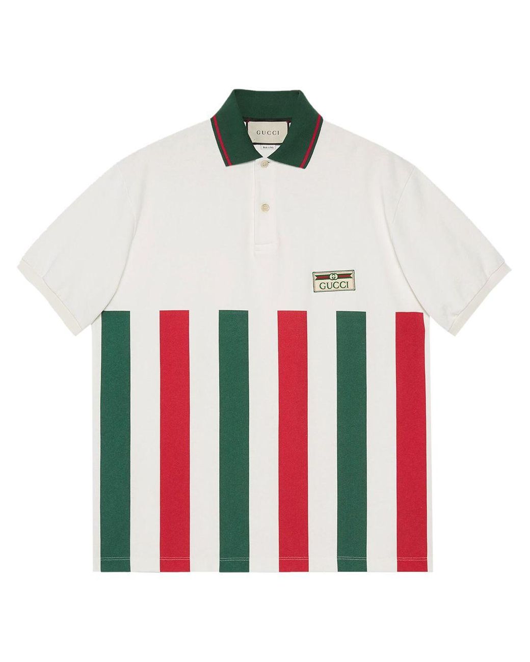 gucci web stripe polo shirt