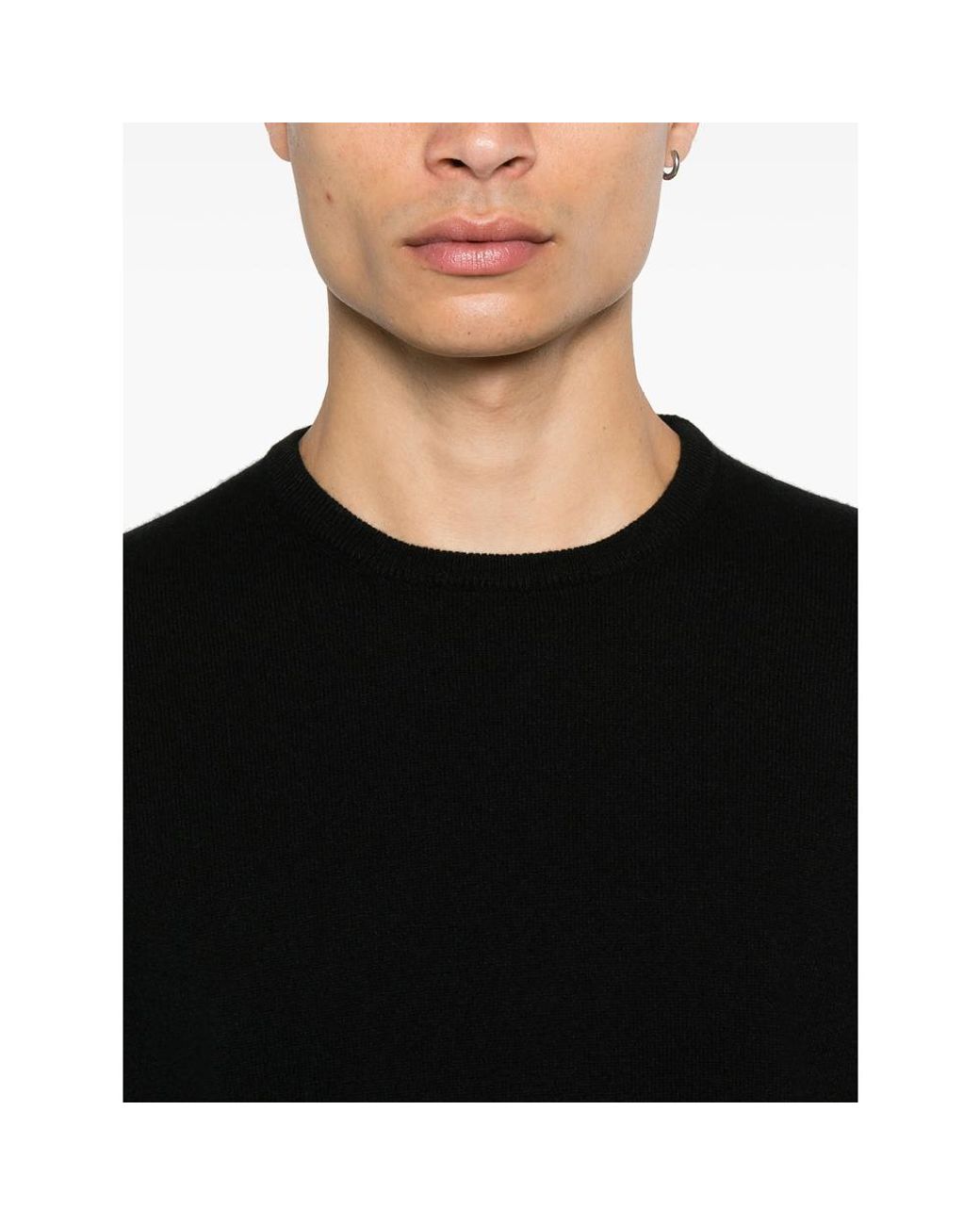 La Fileria Black Sweater for men