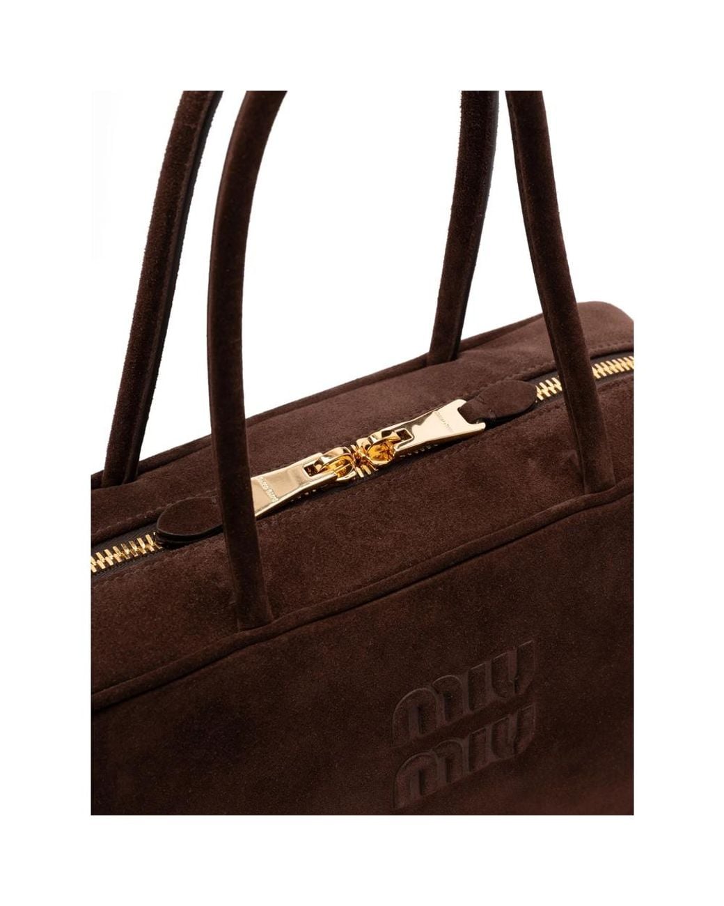 Miu Miu Brown Shoulder Bags