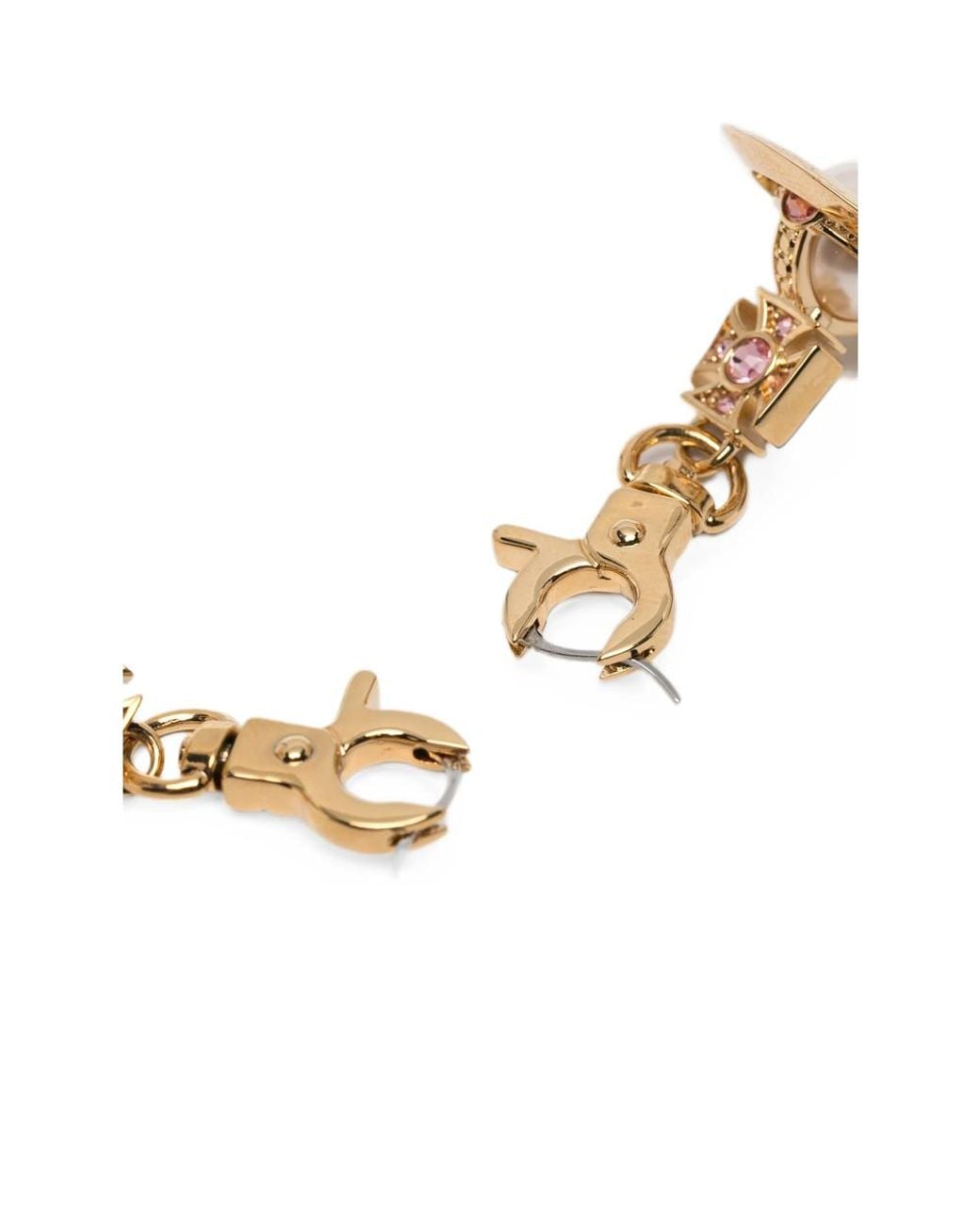 Vivienne Westwood Metallic Aïda Orb Crystal-Embellished Drop Earrings