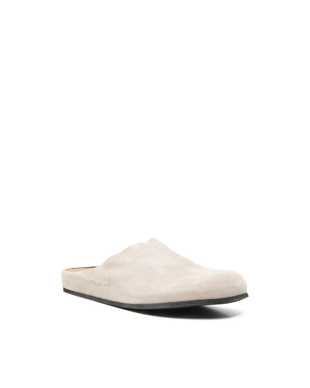 Common Projects White Suede Clogs for men
