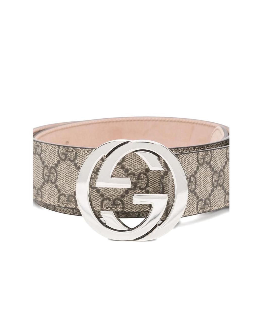 Gucci Gray Neutrals Belts for men