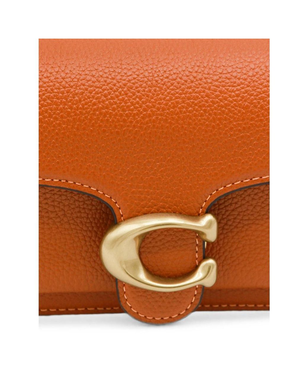 COACH Brown Tabby Leather Shoulder Bag