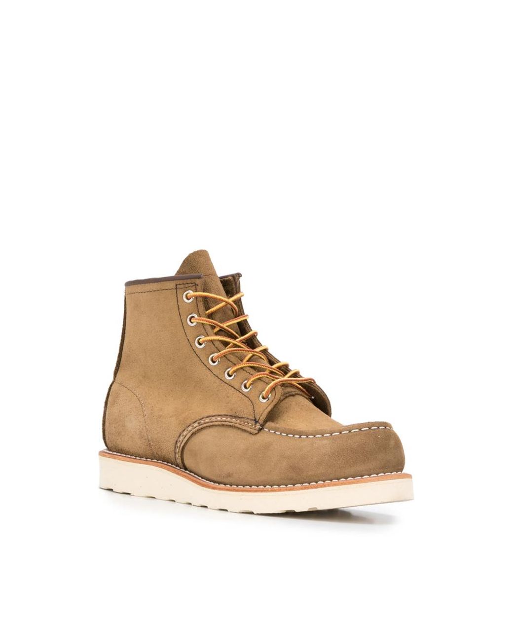 Red Wing Brown Classic Moc Lace-Up Boots for men