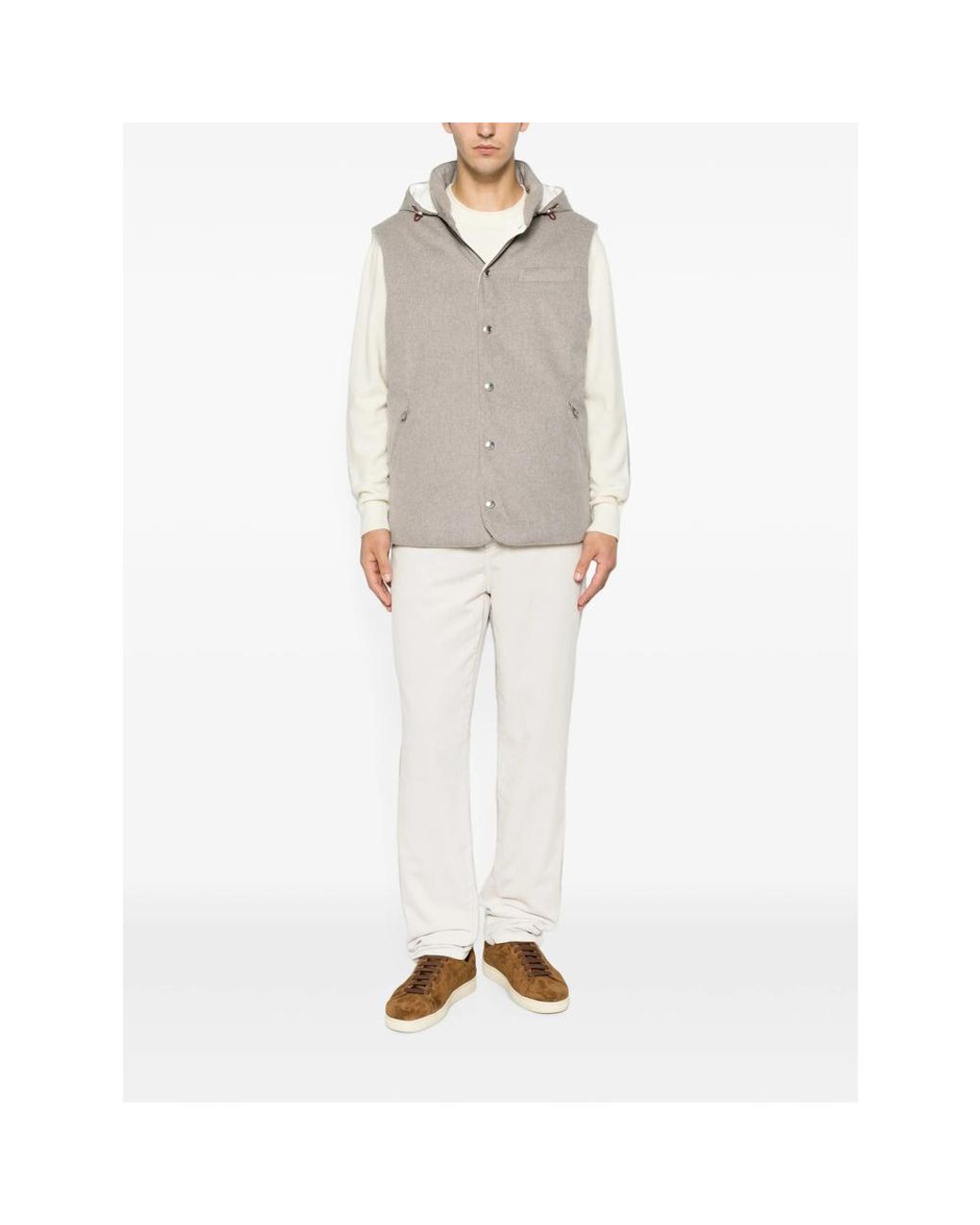 Brunello Cucinelli Gray Jackets for men