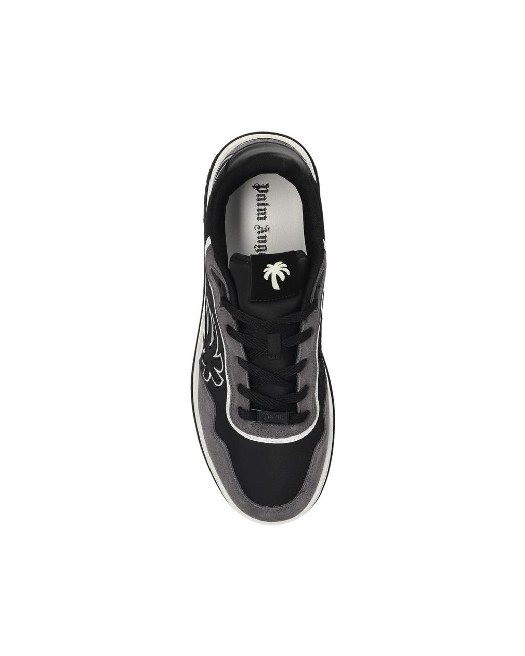 Palm Angels Black Palm Tennis Sneakers for men