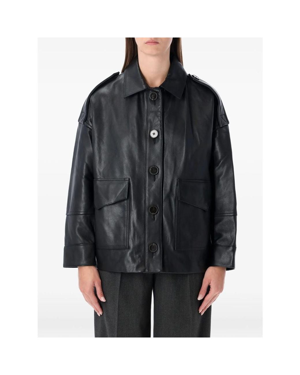 Sessun Black Harriboyd Button-Up Jacket