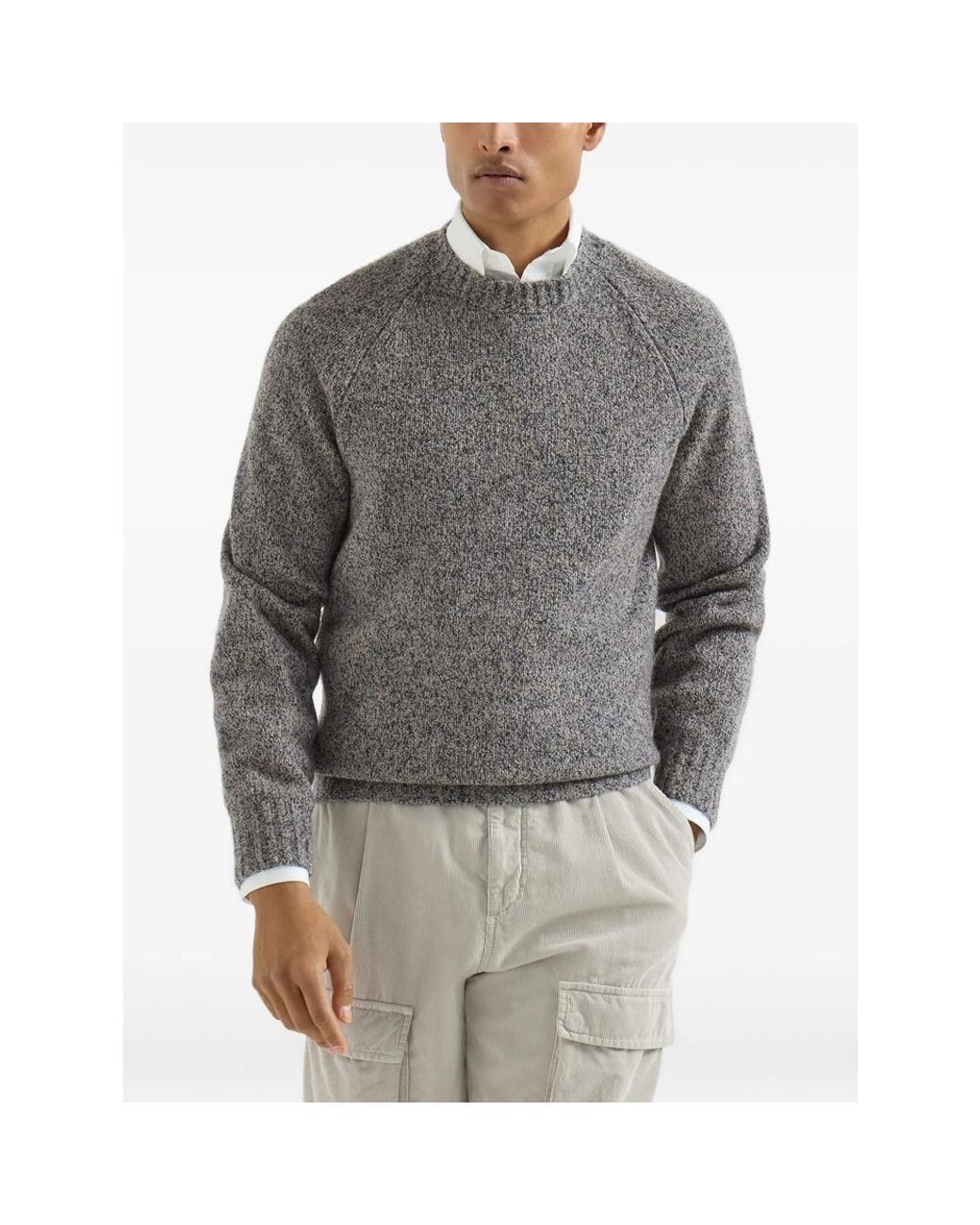 Brunello Cucinelli Gray Sweaters & Knitwear for men