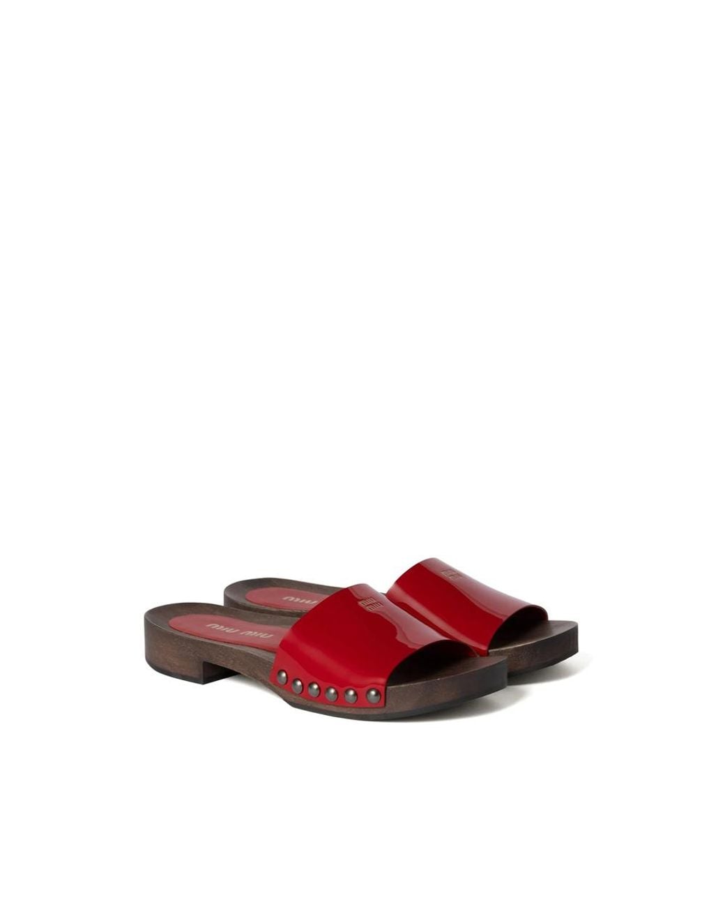 Miu Miu Red Sandals