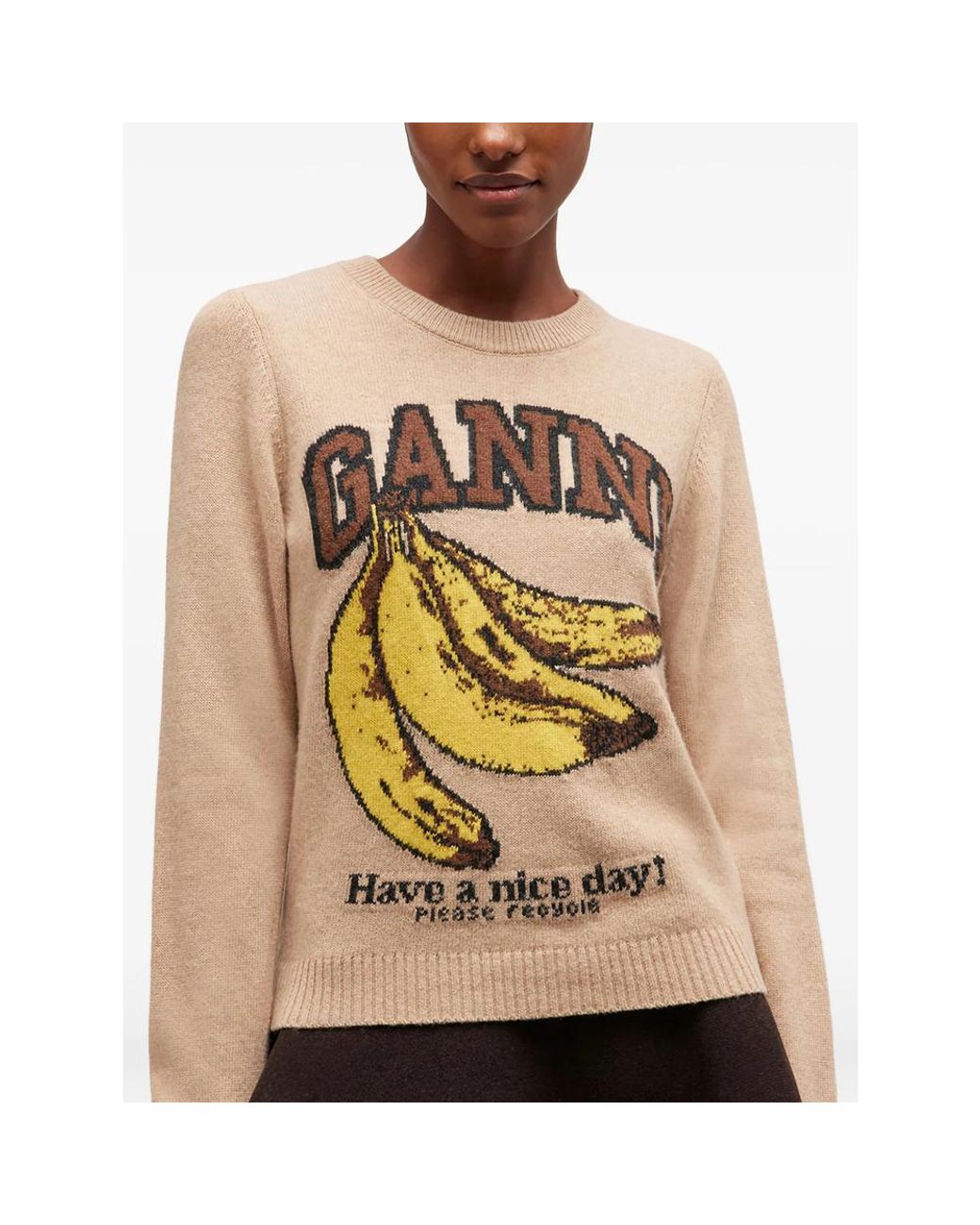 Ganni White Knitwear