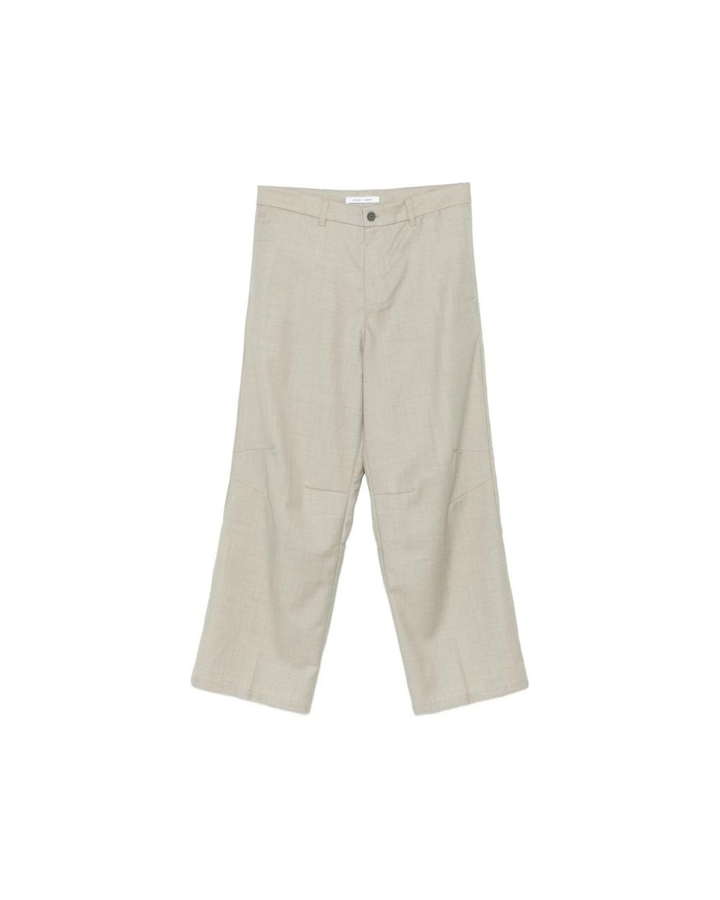 Samsøe & Samsøe Gray Straight Trousers for men