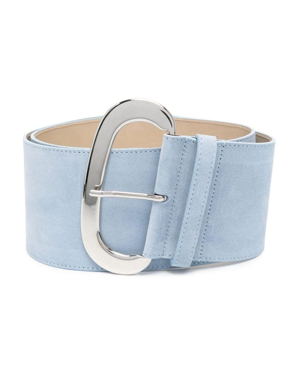 Paloma Wool Buckled Suede Belt in Blue | Lyst display picture 3
