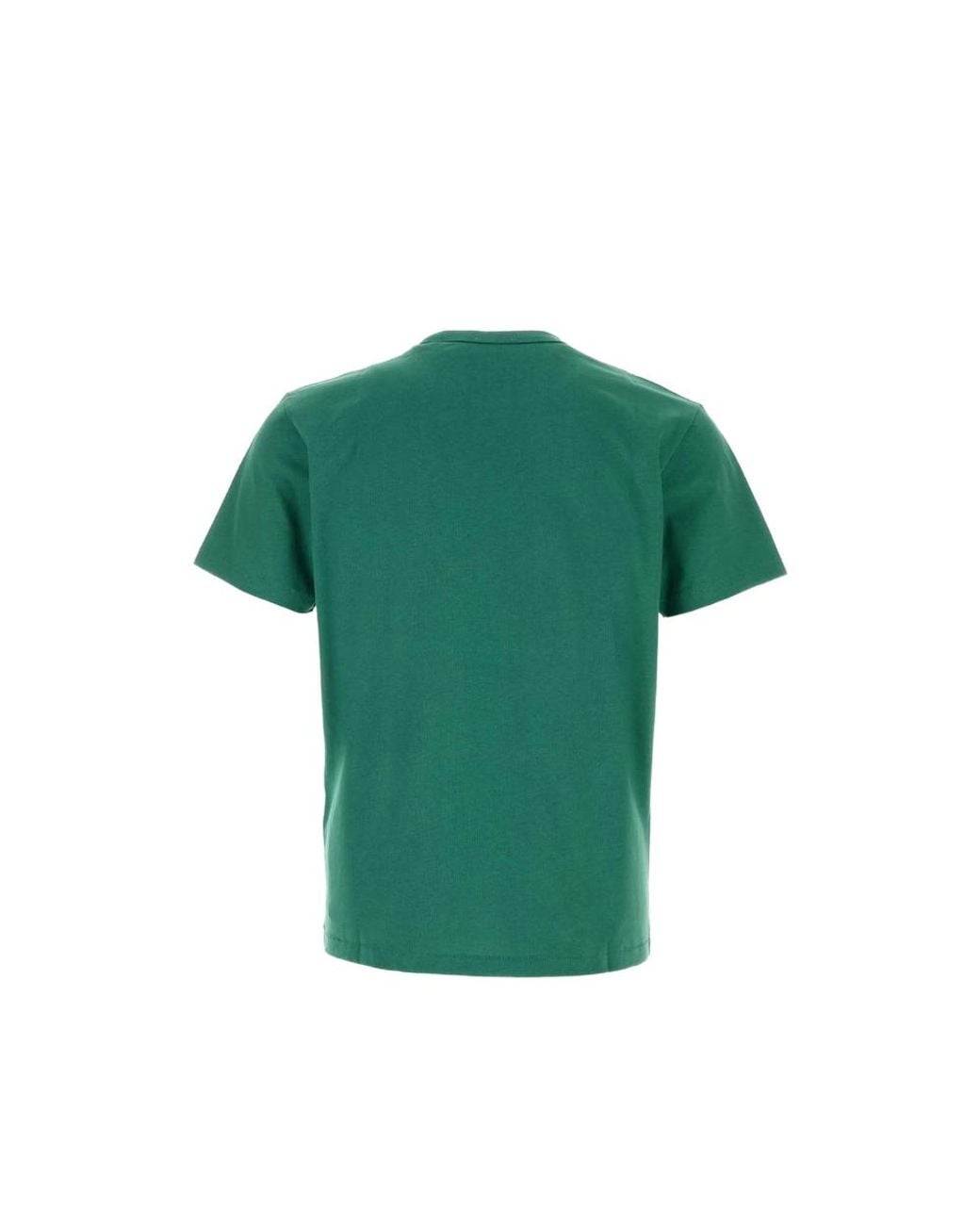 KENZO Green Logo-Patch T-Shirt for men