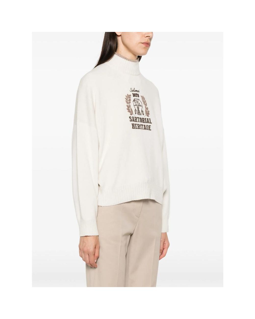 Brunello Cucinelli White Neutrals Knitwear