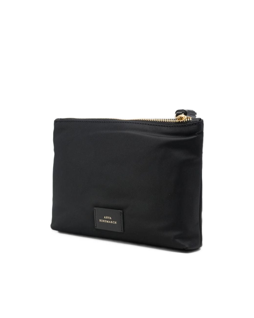 Anya Hindmarch Black Eyes Zip-Around Clutch Bag
