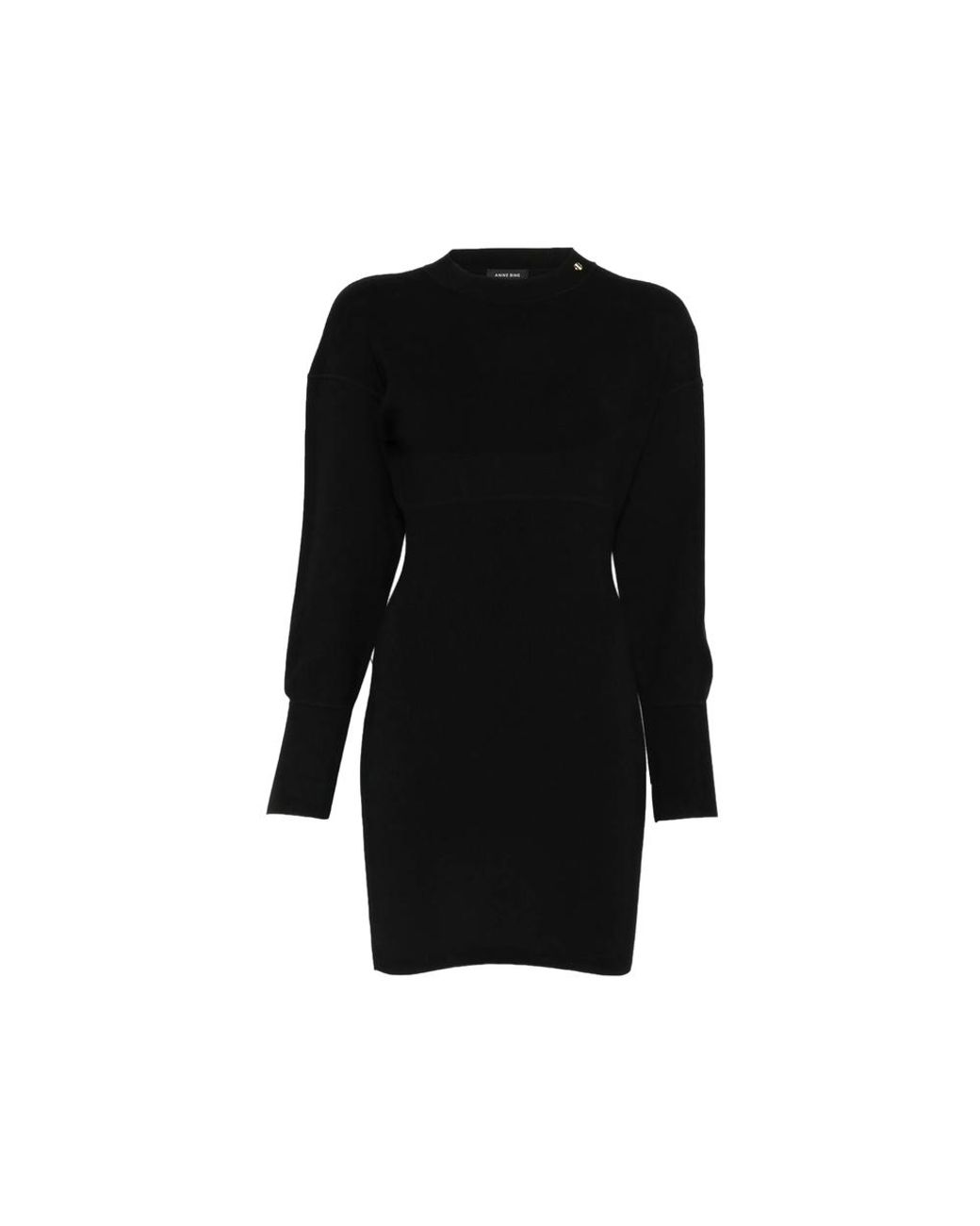 Anine Bing Black Imane Dress