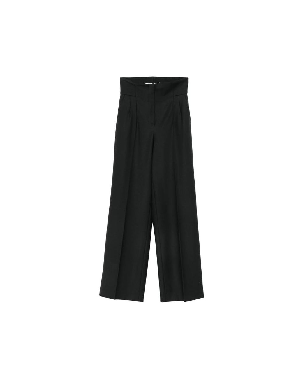 De Santis by Martin Alvarez Black Pleated Trousers