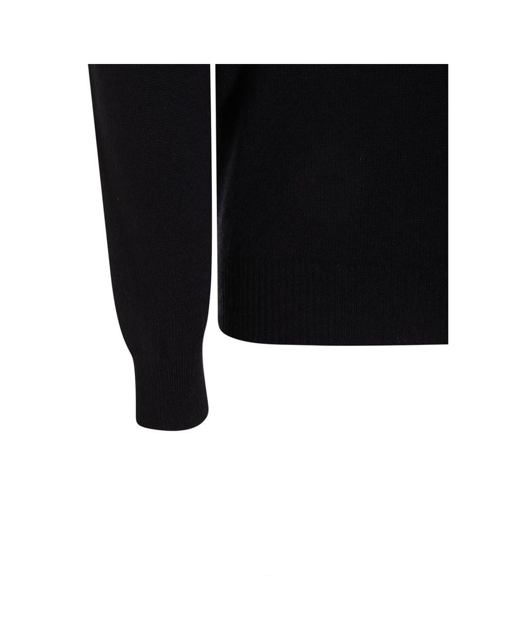 Malo Black Turtleneck Sweater for men