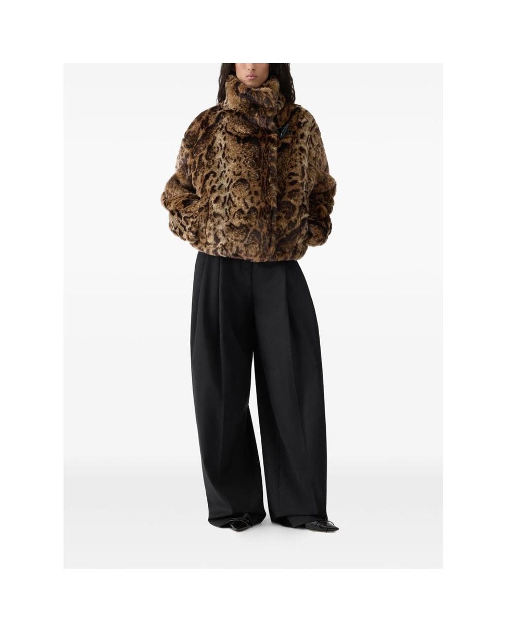 Jacquemus Brown Le Fernando Faux-Fur Jacket