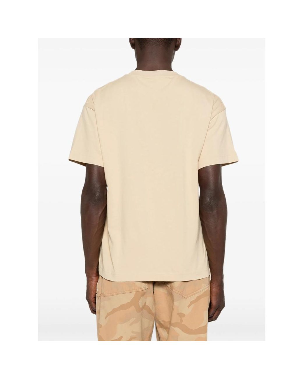Palm Angels Natural Neutrals T-Shirts & Vests for men