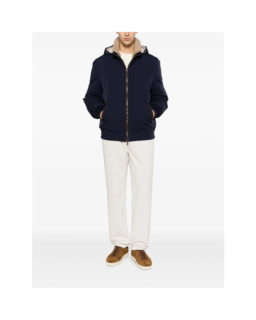 Brunello Cucinelli Blue Jackets for men
