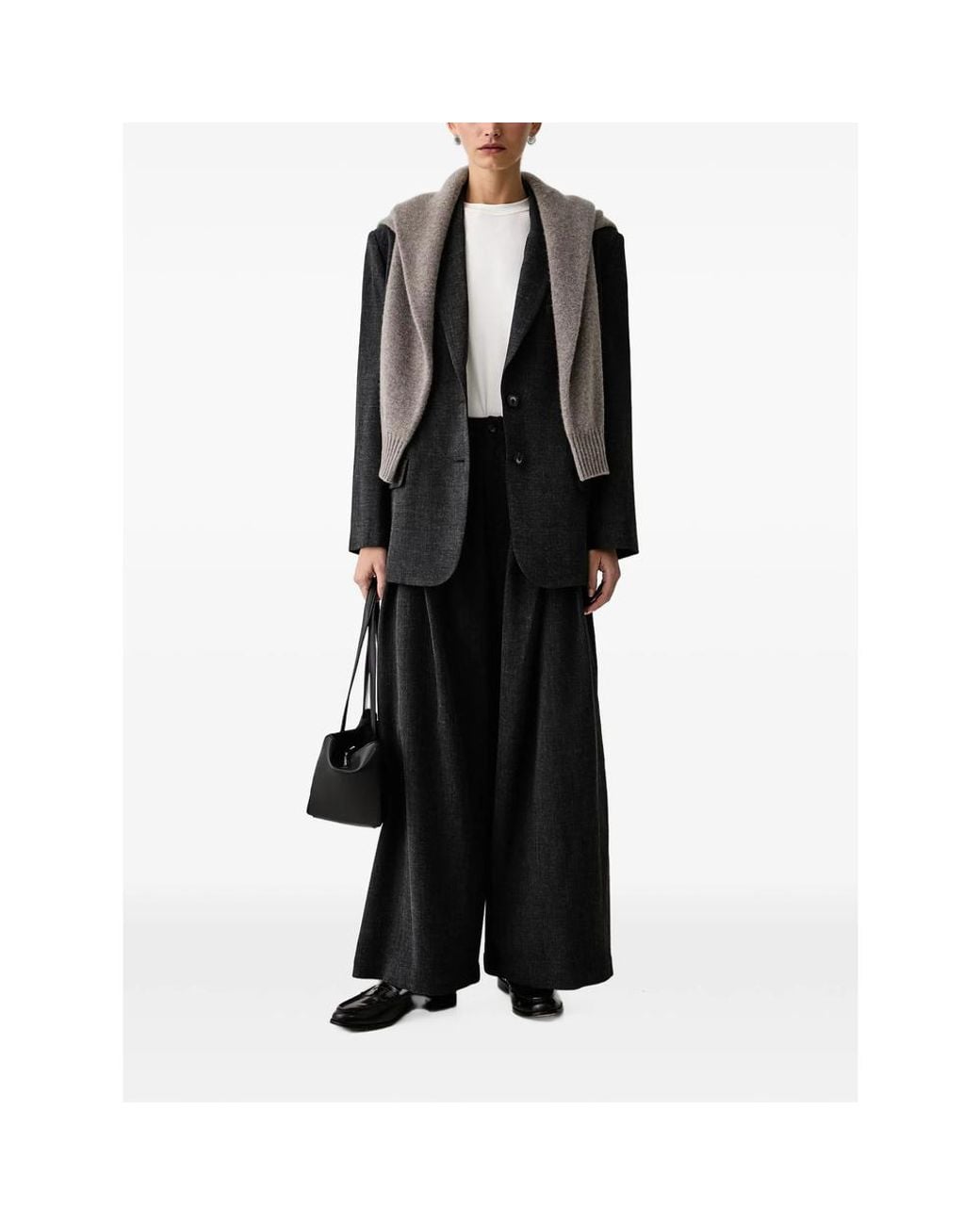 ELEH Black Marella Single-Breasted Blazer