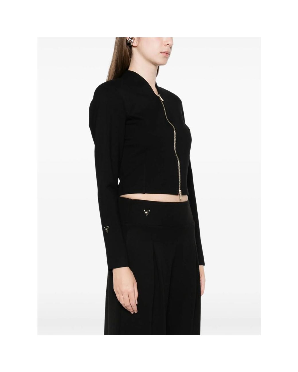 MACRON Black Zip-Up Shirt
