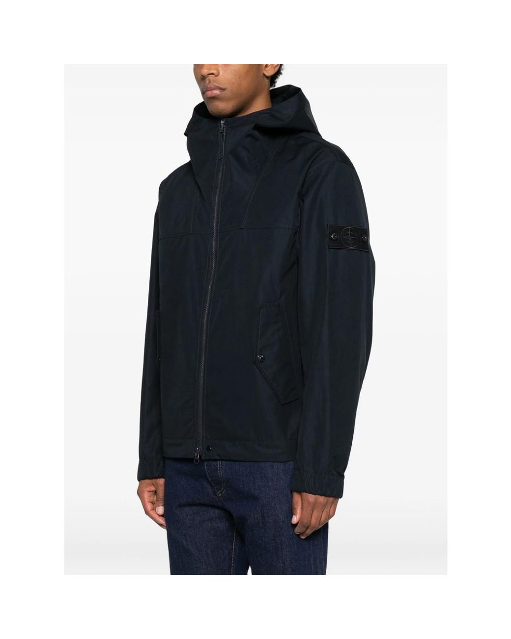 Stone Island Black Outerwears for men