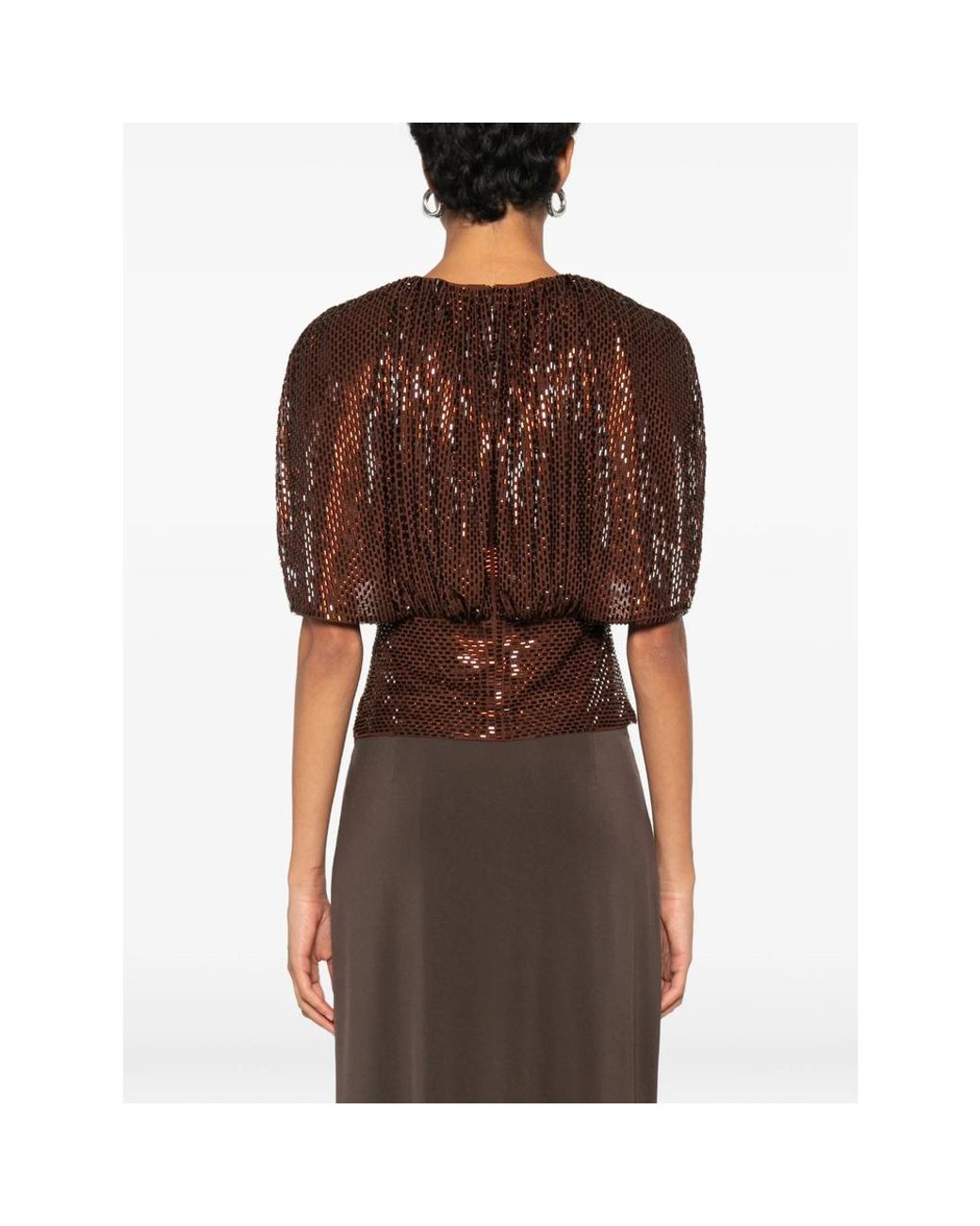 Self-Portrait Brown Tops