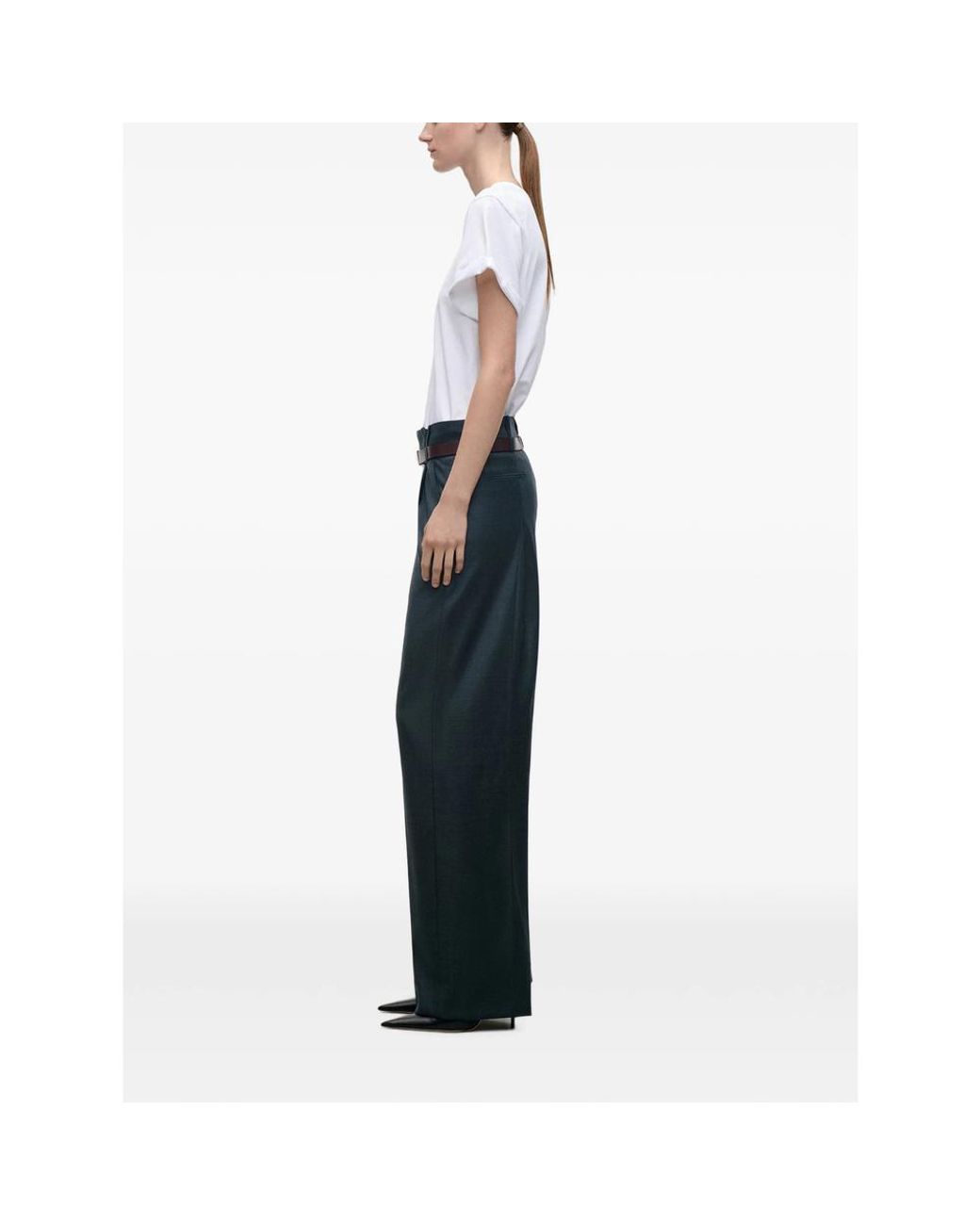 Victoria Beckham Blue Trousers