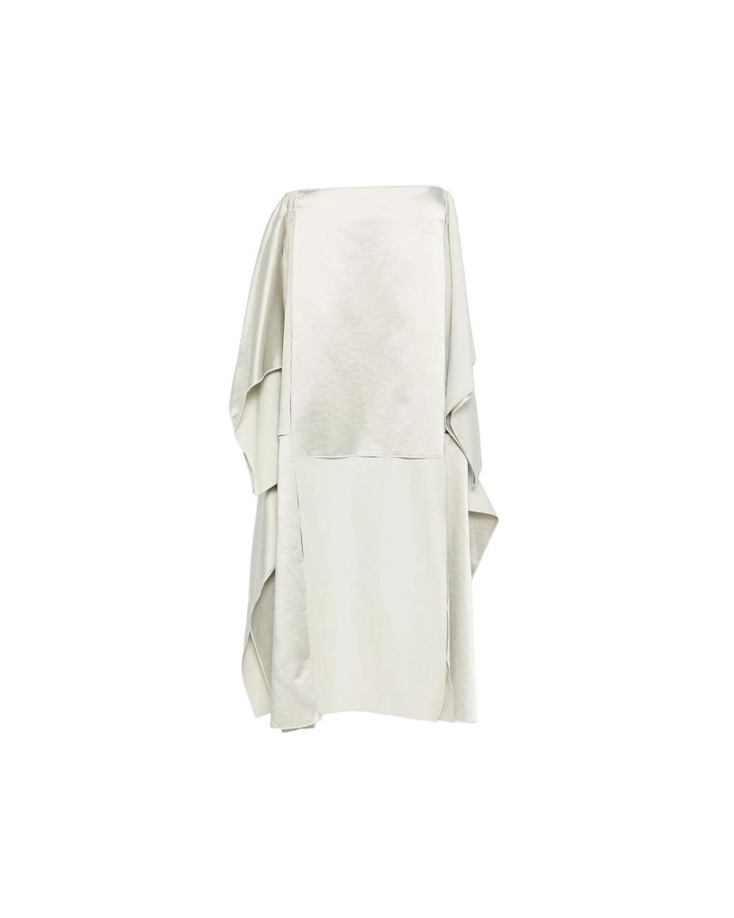 Niccolò Pasqualetti White Pannello Maxi Skirt